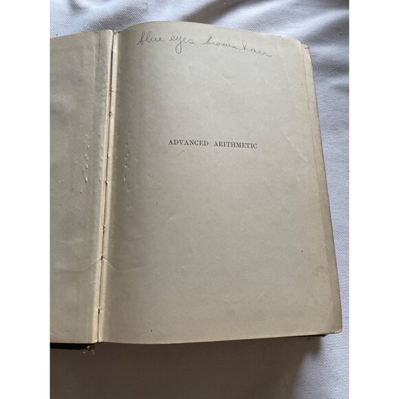 Advanced Arithmetic By Morey State Of Kansas Hardcover 1917 Vintage Edition - Picture 5 of 12